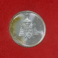 Възпоменателна сребърна монета 500 Lire - Sede Vacante September, в обложка, снимка 4 - Нумизматика и бонистика - 43439290