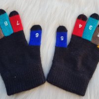 Детски ръкавици с пръсти 6-10 години, снимка 3 - Шапки, шалове и ръкавици - 39165947