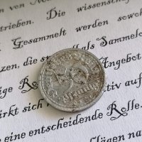 Райх монета - Германия - 50 пфенига | 1921г.; серия F, снимка 1 - Нумизматика и бонистика - 33615271