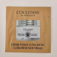 L’Occitane - Богат крем за лице с 25% масло от карите, мостра 1,5 мл, снимка 2 - Козметика за лице - 43180030
