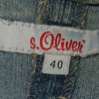 Еластично дънково бюстие "S'Oliver"® / голям размер , снимка 5 - Корсети, бюстиета, топове - 26297800