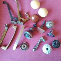 Старинни закачалки и дръжки 16 броя, снимка 7 - Антикварни и старинни предмети - 28464457