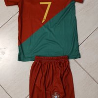 Бял Екип Роналдо Португалия 2022 Световно Ново Детско Роналдо, снимка 2 - Футбол - 37808854