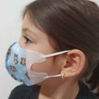 Детска антибактериална предпазна маска за лице с висока защита KN95 FFP2, снимка 10 - Други - 28460647