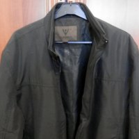Мъжко черно яке VOLPE DORATE размер XL, снимка 2 - Якета - 28747679