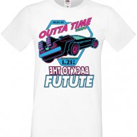 Мъжка тениска Back To The Future,Анимация,игра,Празник,Повод., снимка 3 - Тениски - 37939183