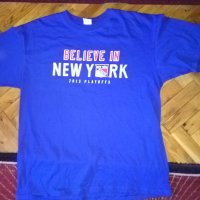 Ню Йорк хокей- тениска Анвил 100% памук размер ХЛ, снимка 3 - Зимни спортове - 28301840