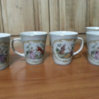 Полски порцелан големи чаши за чай , снимка 2 - Антикварни и старинни предмети - 38642470