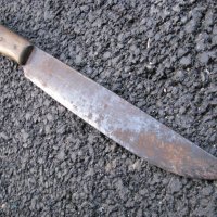 Стар овчарски нож , снимка 3 - Антикварни и старинни предмети - 28429361