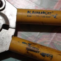 KLAUKE K 06 - MADE IN GERMANY - Кербовачни Пресоващи Клещи 10 - 120 mm²/ПРОФЕСИОНАЛНИ - DIN Standart, снимка 5 - Клещи - 42964797