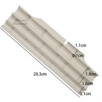 Дълги Бамбукови пръчки Бамбук силиконов молд форма фондан шоколад, снимка 2 - Форми - 32986465