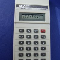 № 4171 стар японски калкулатор SHARP EL220, снимка 2 - Други ценни предмети - 28583075