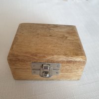 Бронзов компас с никелово покритие в дървена кутия , снимка 6 - Подаръци за жени - 43060728
