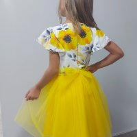 Празнична рокля в жълто 🌼🇧🇬, снимка 2 - Детски рокли и поли - 37915761