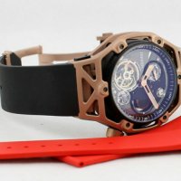 Мъжки луксозен часовник Hublot Ferrari Tourbillon, снимка 5 - Мъжки - 32424593