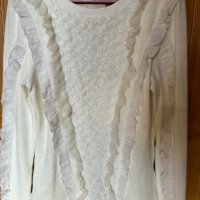 ALESSA Пуловер,блуза ,дантелено поло, снимка 2 - Блузи с дълъг ръкав и пуловери - 43682001