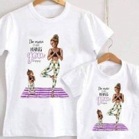 Комплект тениски или блузи за мама и дете Мама и аз бебе , снимка 8 - Детски тениски и потници - 33131238