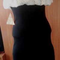 Черна рокля с красива дантела ПРОМОЦИЯ 👗🍀XS,S (34 - 36) 🍀👗 код 005, снимка 10 - Рокли - 26529313