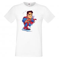 Мъжка тениска DC Superman Star Wars Игра,Изненада,Подарък,Геймър, , снимка 5 - Тениски - 36808493