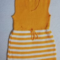 НОВИ ръчно плетени бебешки жилетки и елечета, снимка 4 - Жилетки и елечета за бебе - 34823488