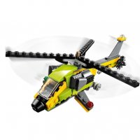 Конструктор 3 в 1 Lego Creator - Приключение с хеликоптер (3, снимка 2 - Конструктори - 37677013