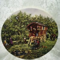 колекционерска порцеланова чиния за стена , снимка 3 - Декорация за дома - 33046415