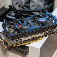 Като нова! Геймърска видео карта AMD Radeon 580 8 GB gaming видеокарта, снимка 4 - Видеокарти - 43376348