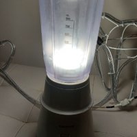 Лампа от Блендер с фасунка и LED крушка, снимка 3 - Настолни лампи - 38219914