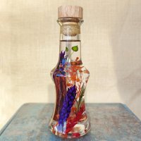Японски хербарий. Сухи естествени цветя в минерално олио, снимка 10 - Декорация за дома - 43854621