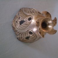 Възрожденски сребърен зарф за великденско яйце чашка сребро, снимка 4 - Антикварни и старинни предмети - 37076182