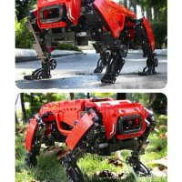 Електрическо куче робот за сглобяване - 936 части с дистаниционно управление, снимка 7 - Конструктори - 43424132