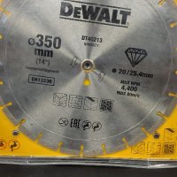 Диамантен Диск DeWALT DT40213 350 mm. 14", снимка 4 - Други машини и части - 39948497