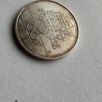 Юбилейна Сребърна Монета 100 франка 1989 Франция, снимка 6 - Нумизматика и бонистика - 39501661