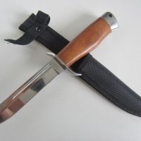 Ловен нож "Аллигатор" - Русия 142х263 мм стомана 65X13, снимка 6 - Ножове - 28105893
