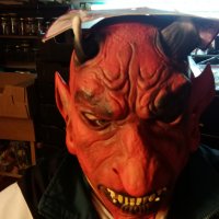 Хелоуин нова маска силикон Дявол КАНАДА, снимка 2 - Други ценни предмети - 27767686