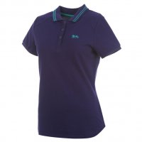 Блузка с якичка в лилаво,цикламено и зелено" Lonsdale " с къс ръав,внос от Англи, снимка 4 - Тениски - 26570622