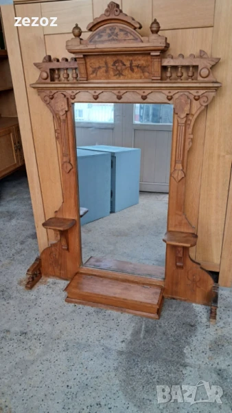 Огледало антикварно голямо, снимка 1