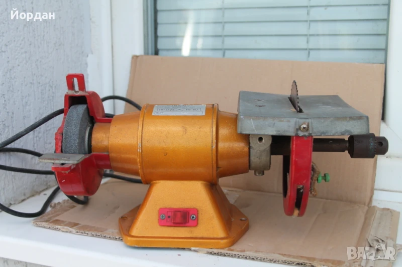 Шмиргел с циркуляр и бормашина, снимка 1