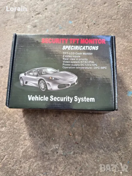 Камера и монитор(сгъваем) за задно виждане за кола, снимка 1