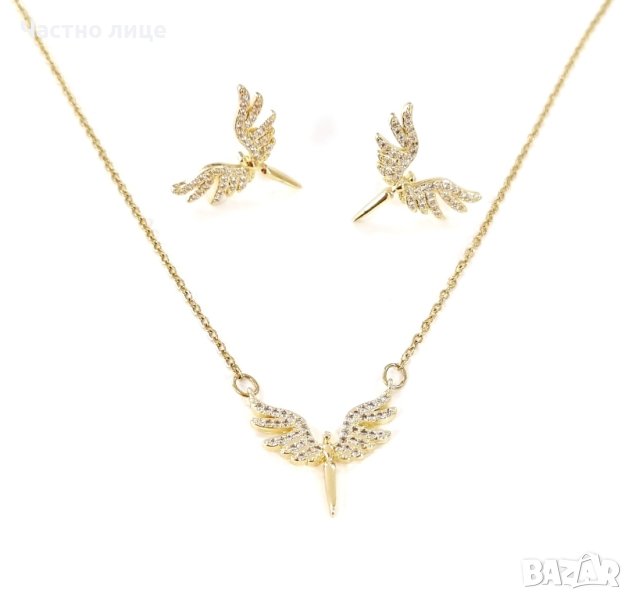 Колие и обеци от медицинска стомана , снимка 1