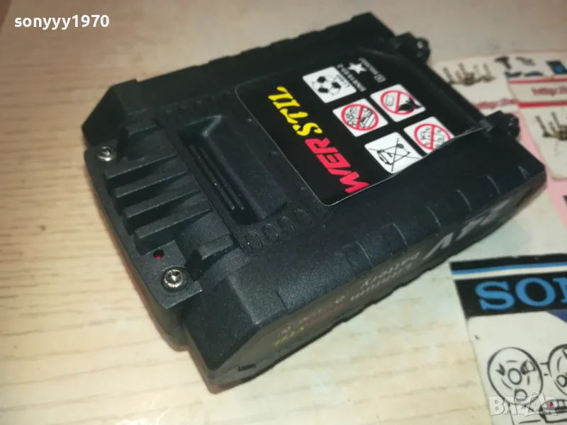 WER STIL 24V LI-ION BATTERY PACK 1110241215, снимка 1