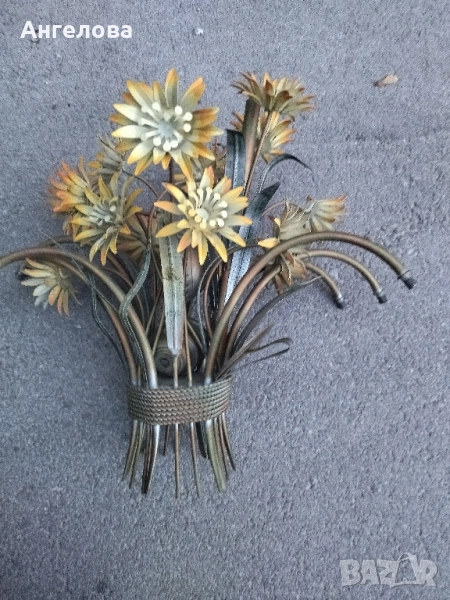 Букет метални цветя, снимка 1