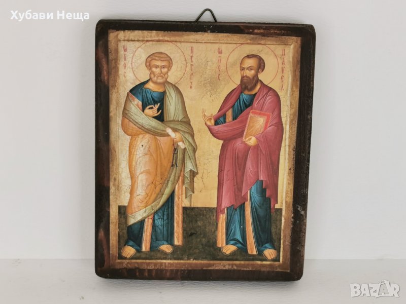 Икона Св.Св. Петър и Павел , снимка 1