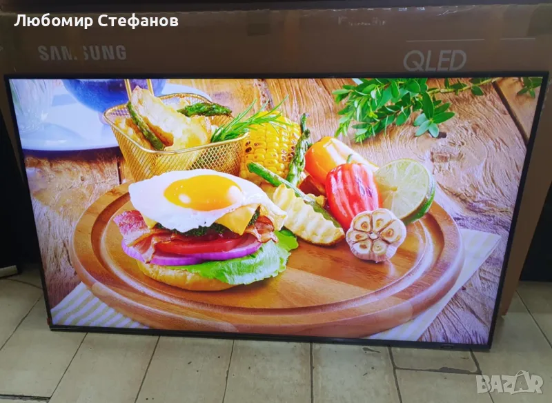 Телевизор Samsung QE50Q60DAUXXH , 125 см, UHD-4K , 50 инча, QLED,смарт , снимка 1