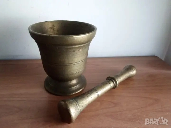 Бронз, хаванче с чукало, снимка 1