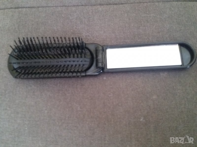 Сгъваема четка за коса с огледало, снимка 1