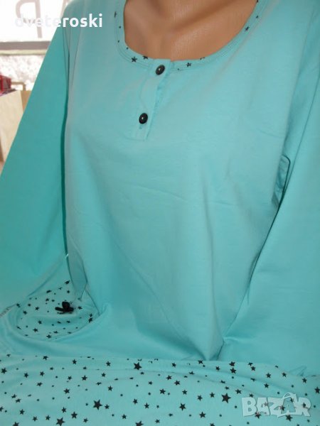 Дамска пижама с дълъг ръкав размер М, снимка 1