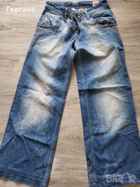 Дънки с широки крачоли , снимка 1