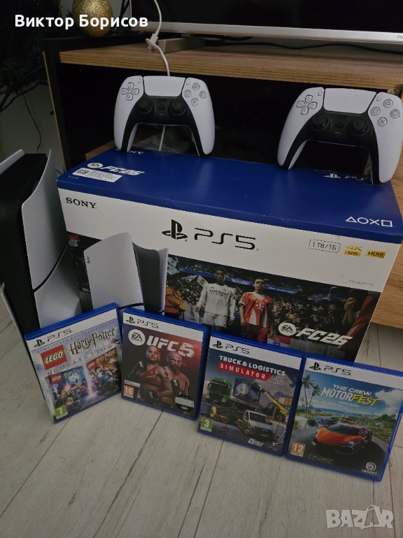Playstation 5 Slim 1TB + FC26, снимка 1