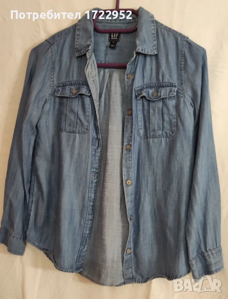 Детска дънкова риза GAP 8-9 г., снимка 1